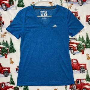 Adidas Blue Short Sleeve T-Shirt‎ {Size Small}
